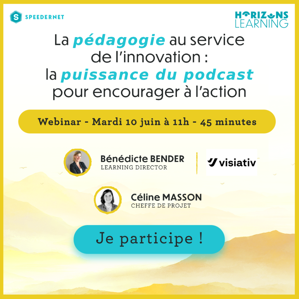 Horizons Learning Speedernet - Webinar Visiativ